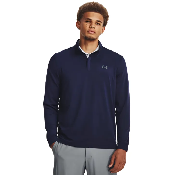 Under Armour Mens Playoff ¼ Zip Midnight Navy