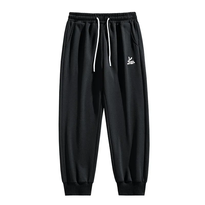 Versatile Straight Trendy Knitted Tapered Sports Loose Fit Sweatpant