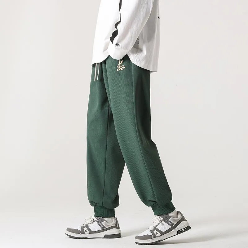 Versatile Straight Trendy Knitted Tapered Sports Loose Fit Sweatpant