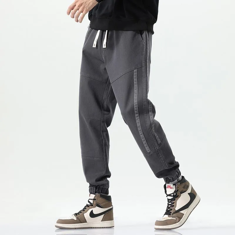 Versatile Tapered Sports Elasticity Elastic Waist Casual Loose Fit Sweatpant