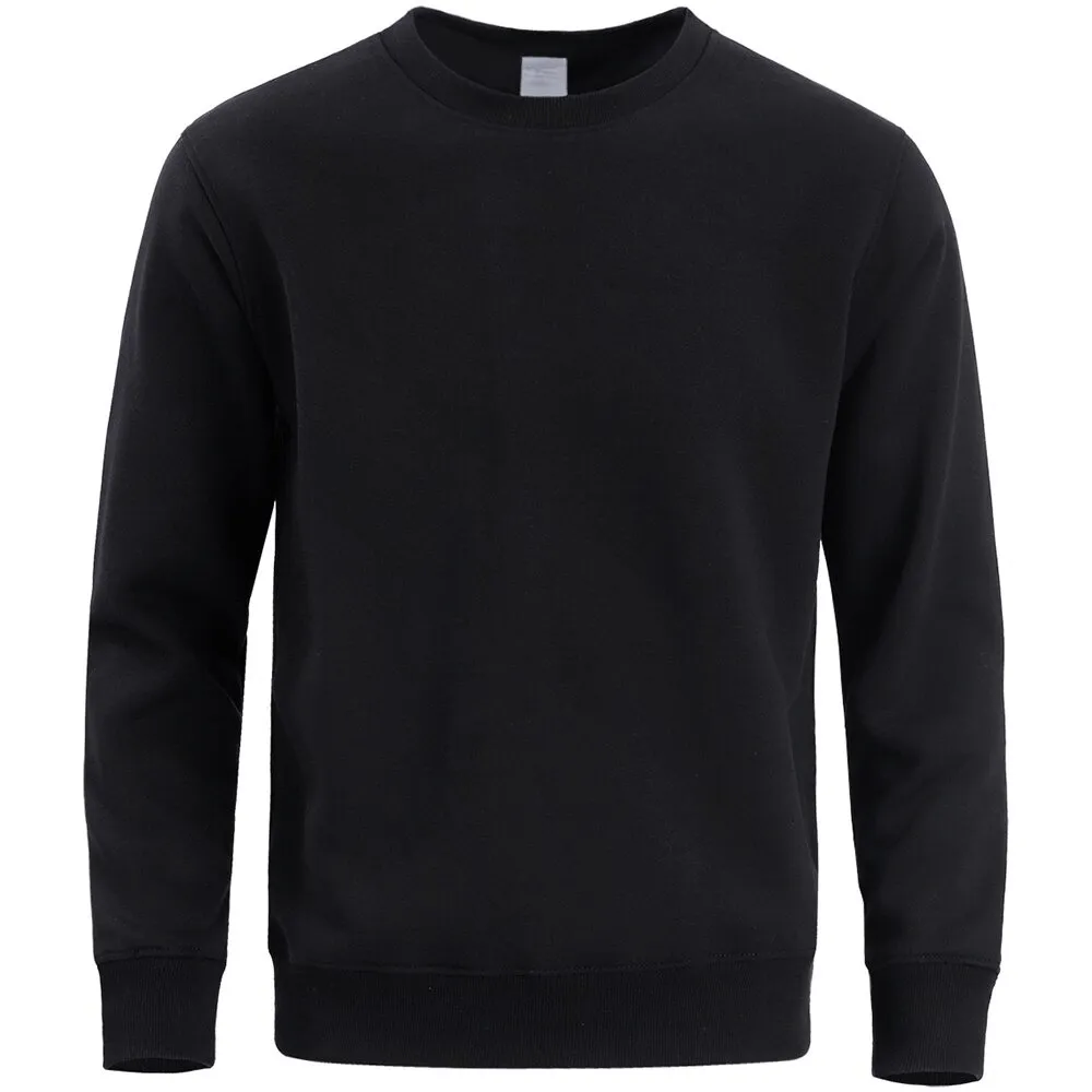 Warm Solid Color Sports Sweatshirt / Men's Clothing - SF0582