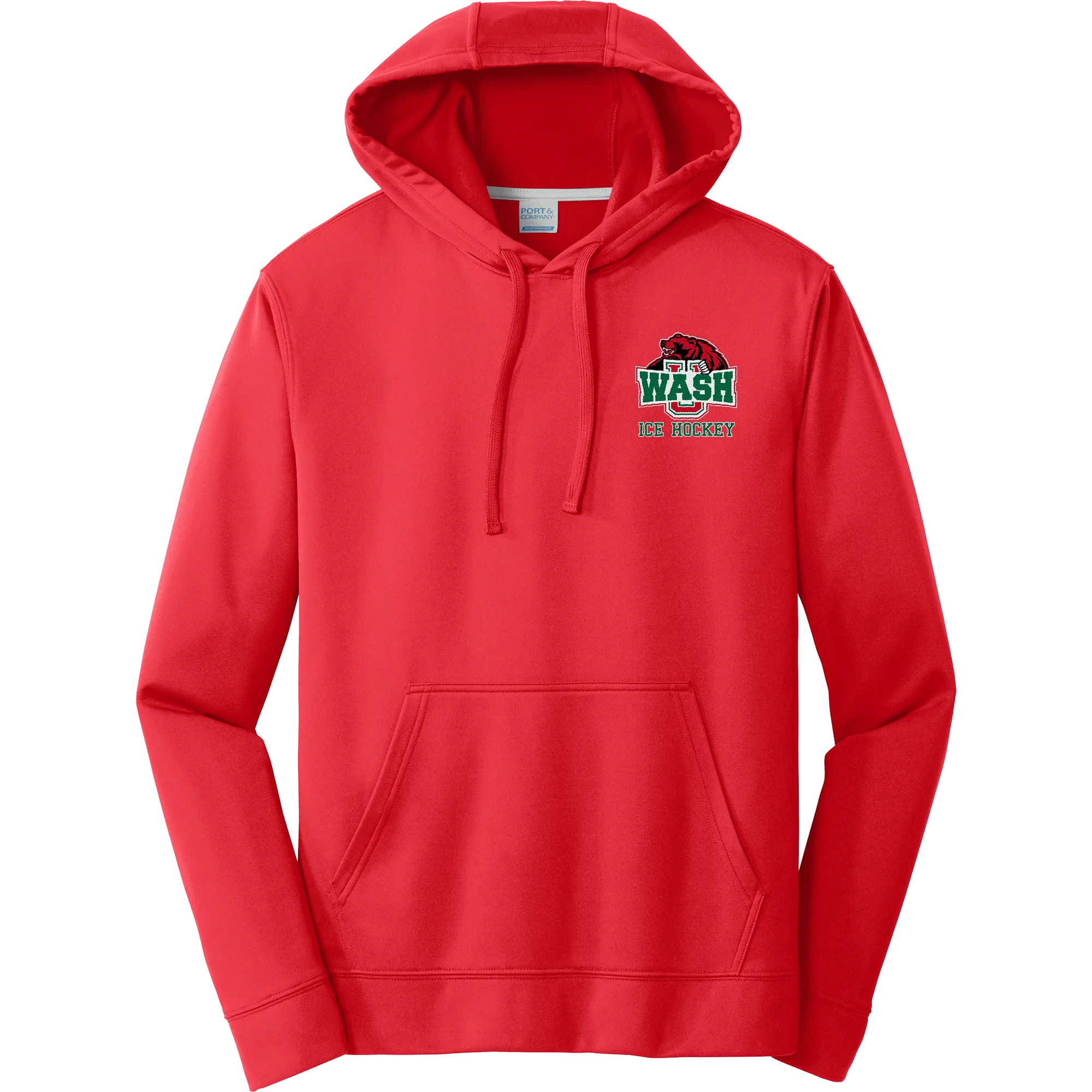 Wash U Performance Fleece Pullover Hooded Sweatshirt