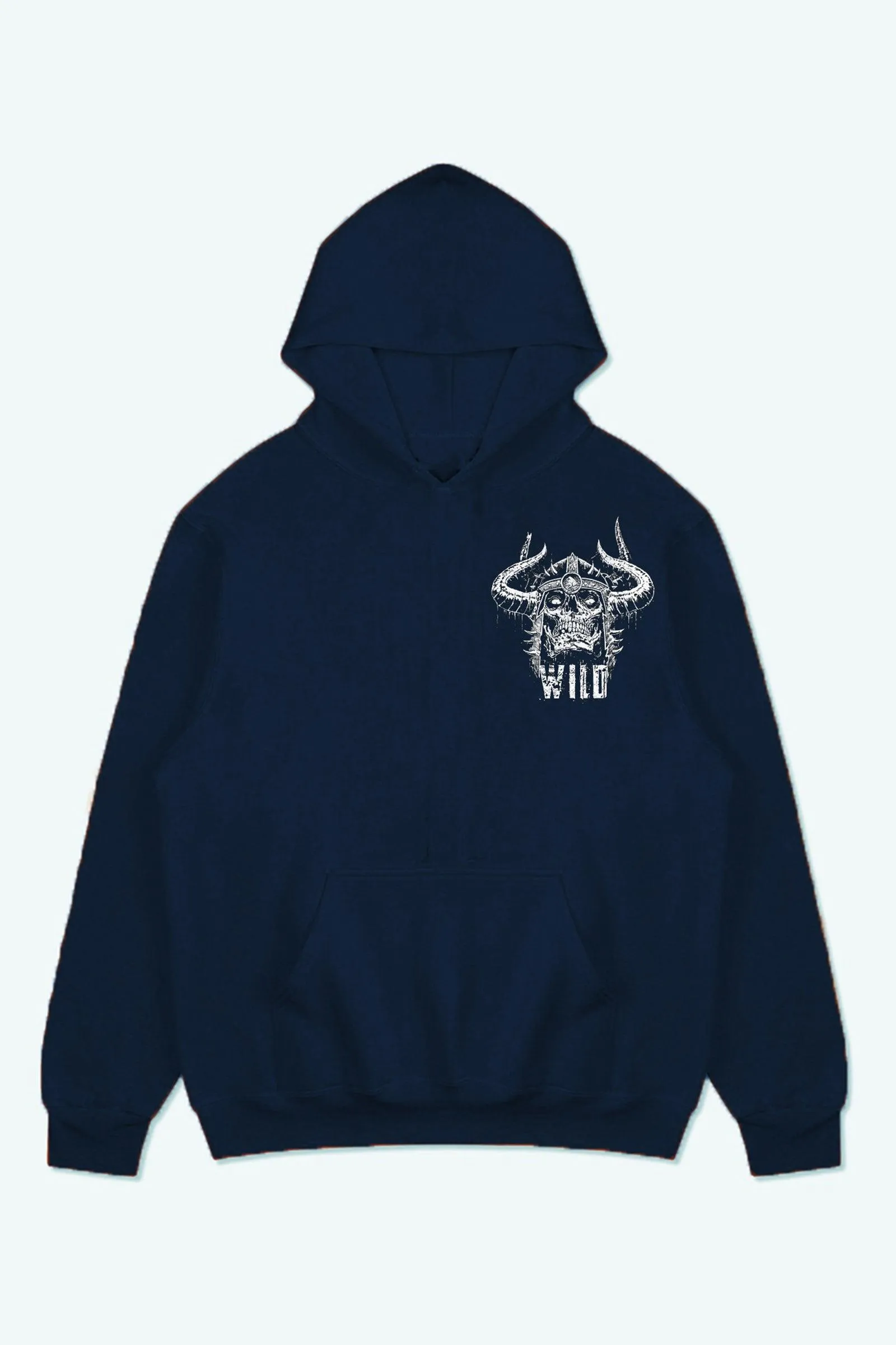 WILD DEVIL "PREMIUM VINTAGE" HOODIE (NAVY BLUE)