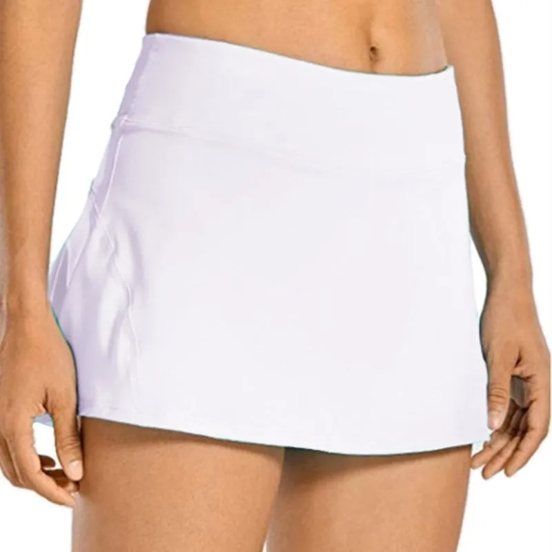 Women 2-in-1 Tennis Athletic Sports Running Golf Skirts Shorts