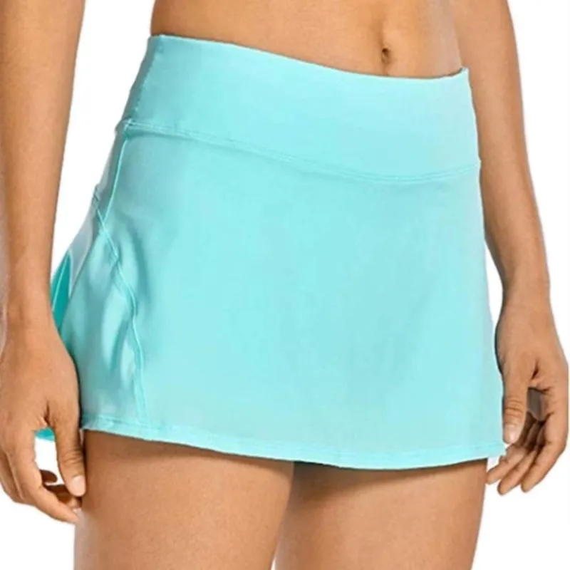 Women 2-in-1 Tennis Athletic Sports Running Golf Skirts Shorts