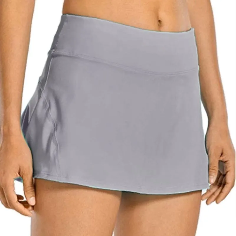 Women 2-in-1 Tennis Athletic Sports Running Golf Skirts Shorts