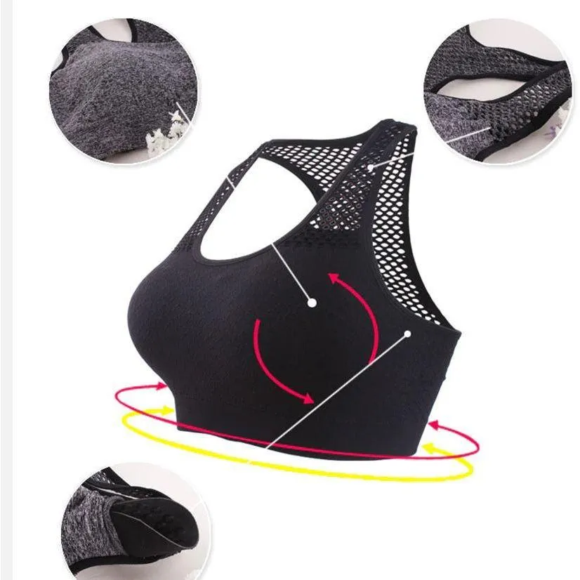 Women Breathable Quick Dry, Sweat Absorbing, Seamless Sports Bra