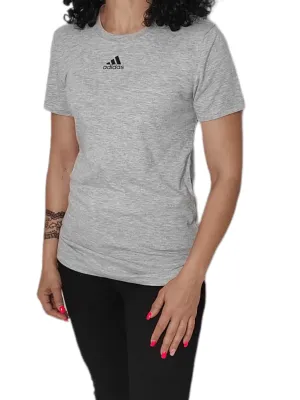 Women Tshirt - small logo (middle) - Grey