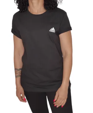 Women Tshirt - small logo (side) - Black