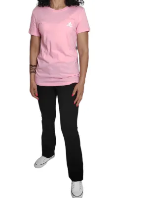 Women Tshirt - small logo (side) - Pink